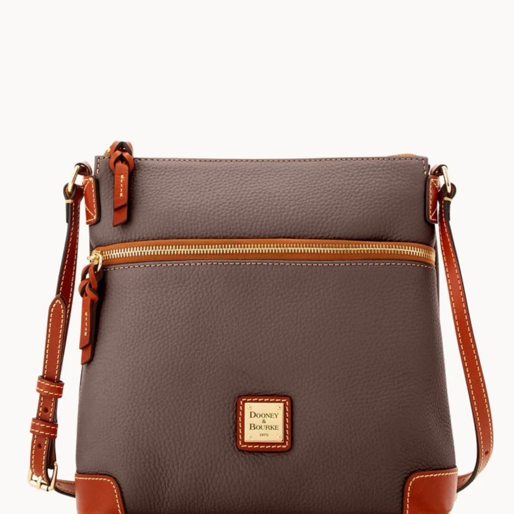 DOONEY & BOURKE PEBBLE GRAIN CROSSBODY HANDBAG - ELEPHANT - Picture 2 of 15